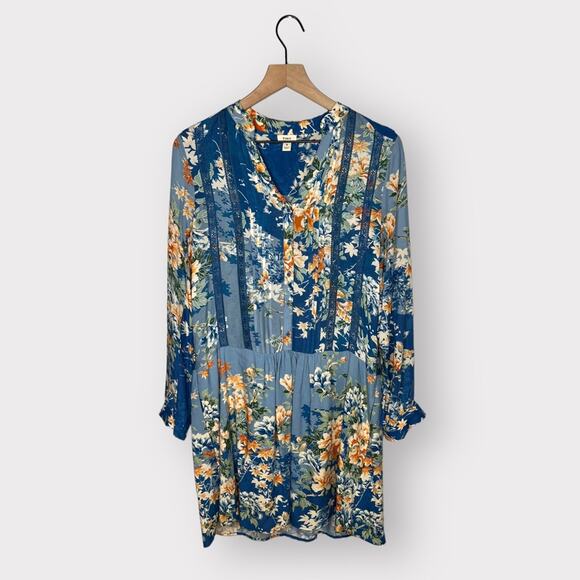 Tiny Gaina Floral Printed Long Sleeve Dress Size Small - Picture 3 of 7